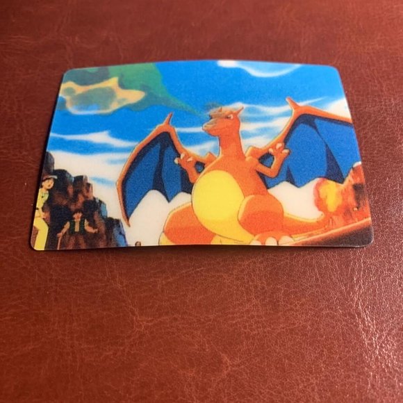 Games Pokemon Pocket Monsters Charizard 3d Plastic Lenticular Card